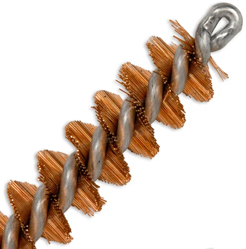 Набор бронзовых ершиков 3шт Bore Tech Bronze Rifle Brush, .243 кал., резьба папа 8/32 BTBR-06-003