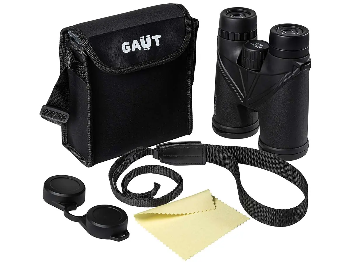 Бинокль Gaut Atlas 8X42, Roof-Призмы Bk7, Цвет - Черный, 560Г