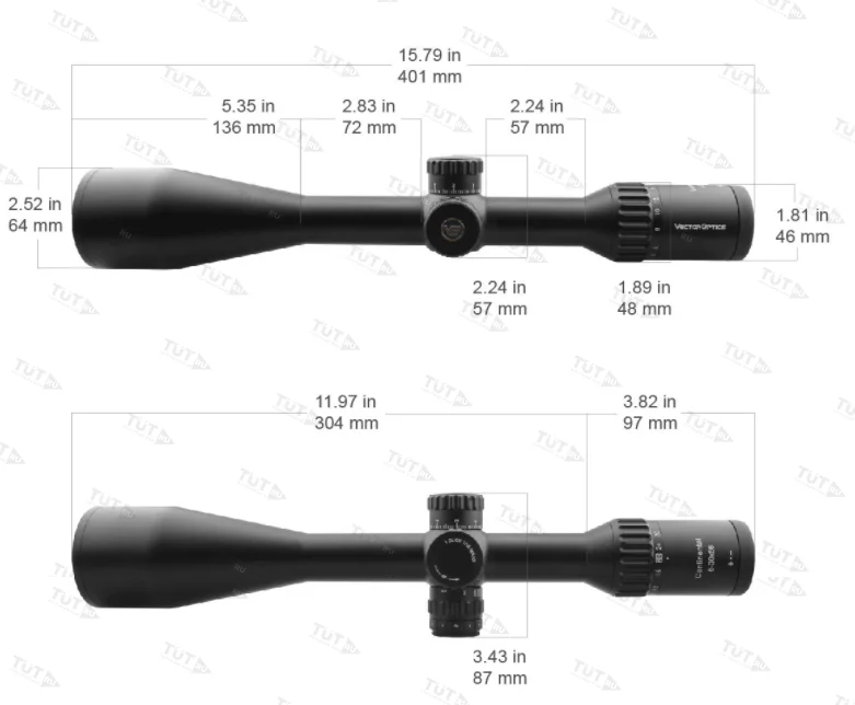 Прицел Vector Optics Continental Tactical 5-30x56 SFP (сетка VCT-20) с подсветкой