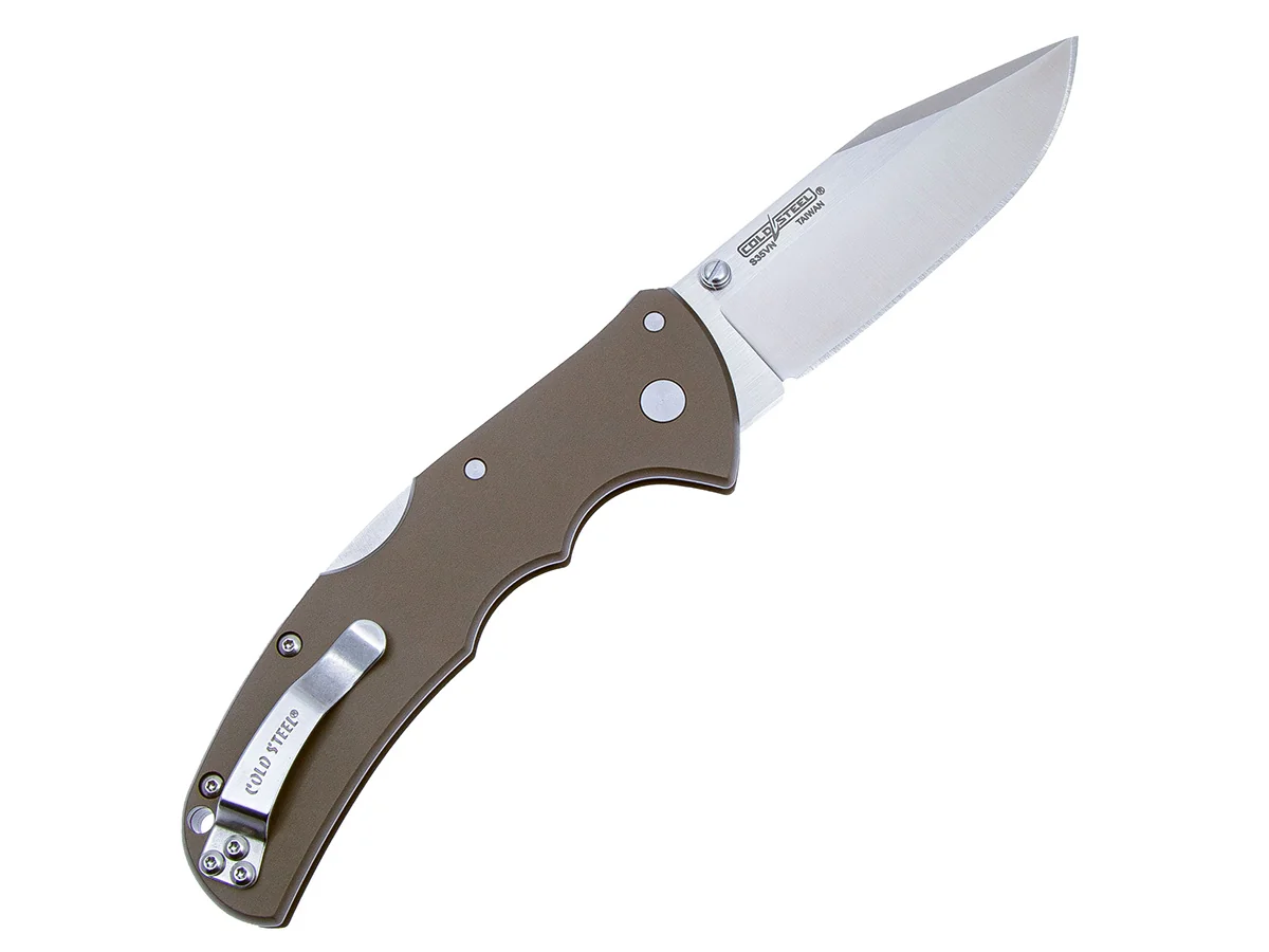Нож складной Cold Steel Code 4 Clip Point, сталь CPM S35VN, алюминий