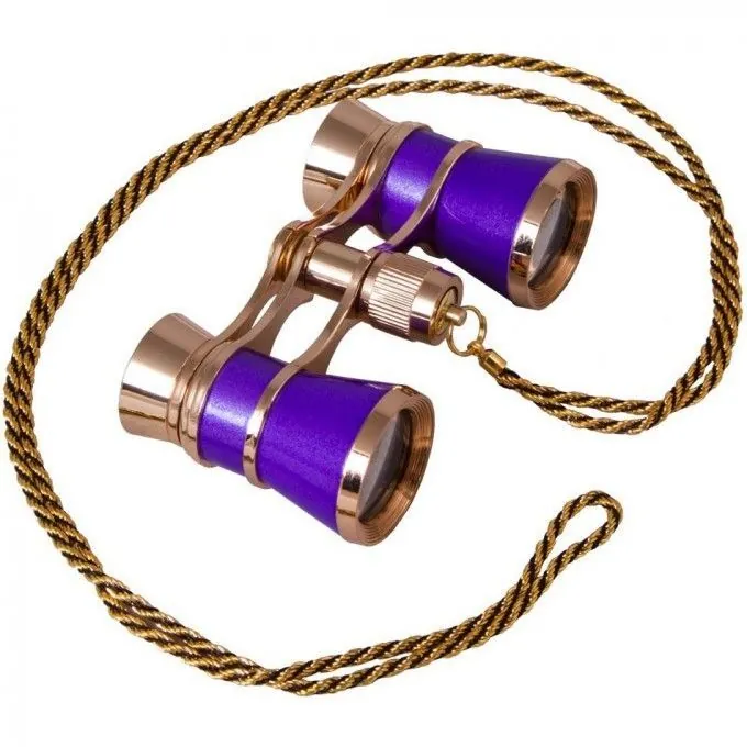 Театральный бинокль с цепочкой Levenhuk Broadway 325C Amethyst