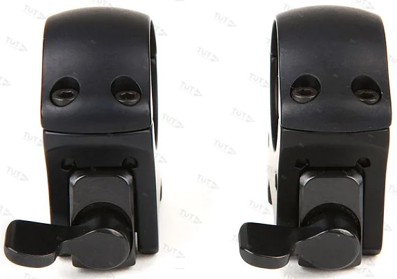 Быстросъемные кольца MAK на Weaver (кольца 34 мм, высота 12 мм, низкие) (5250-3412)