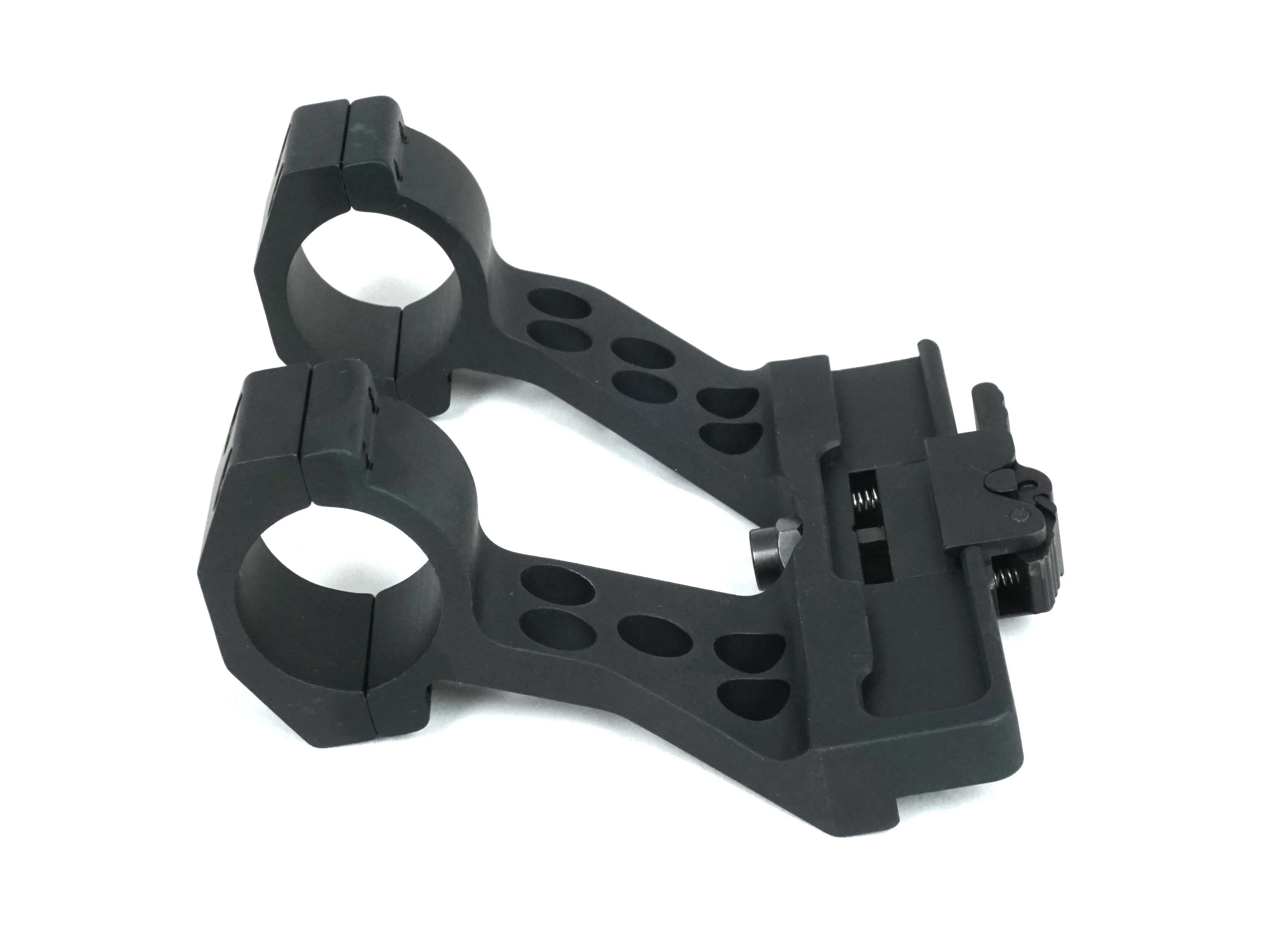 Быстросъемный боковой кронштейн на СайгаАК с кольцами 30 мм