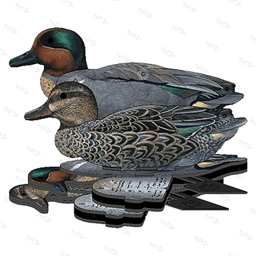 Комплект чучел уток NRA FUD Green Wing Teal (Чирок)