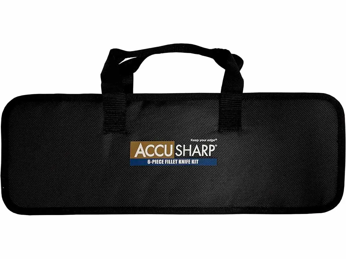Набор филейных ножей AccuSharp Fillet Knife Kit (4 ножа,точилка,кейс)