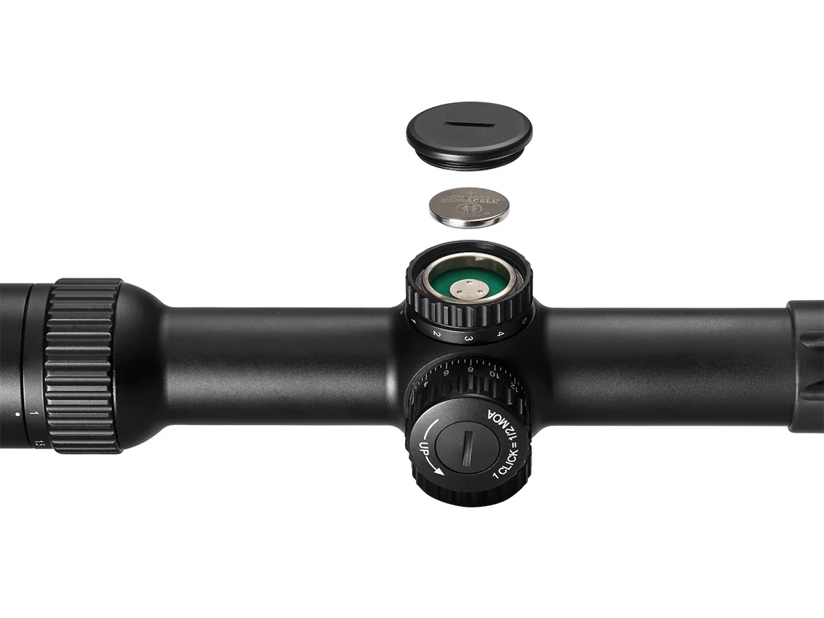 Прицел Gaut  Obsidian 1-8x24, сетка X2, подсветка точки