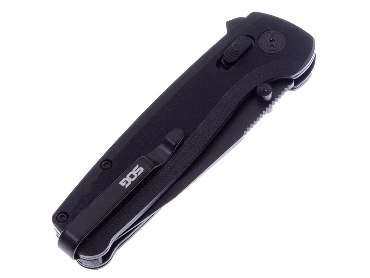 Нож складной SOG Terminus XR G10 Black, сталь D2, рукоять G10