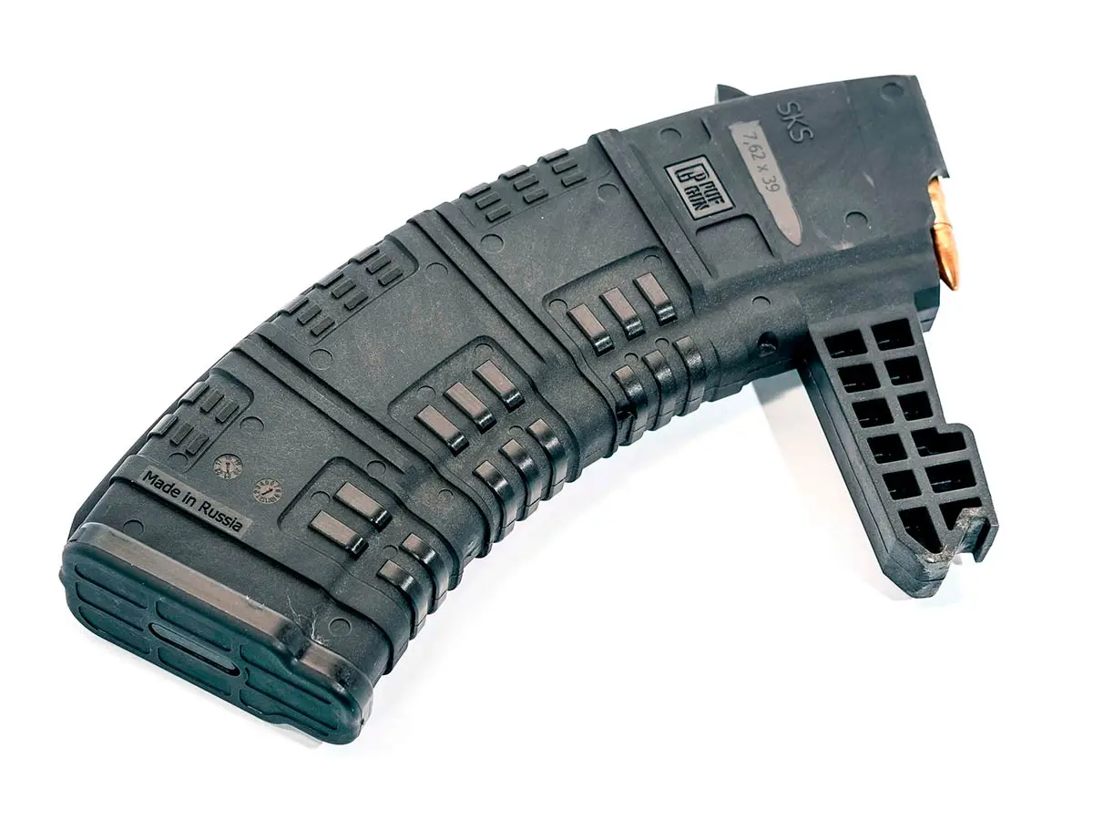 Магазин Pufgun На Скс, 7,62Х39, 30 Патронов, Полимер, Черный, Возможность Укорочения, 230 Гр