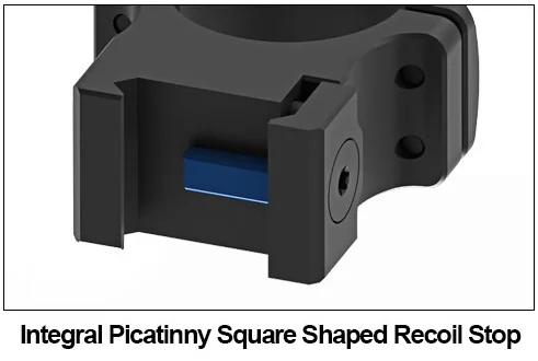 Кольца UTG PRO® Weaver/Picatinny, диаметр 26мм, высота 15мм, с упорами,материал алюминий, цвет-черн,