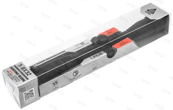 Оптический прицел Leapers True Hunter Classic 3-9x32 25.4мм, MilDot, подсв., кольца на ласточкин хво