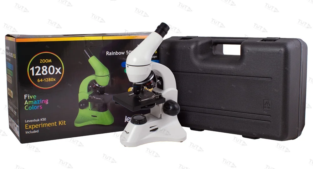 Микроскоп Levenhuk Rainbow 50L PLUS (Аметист)