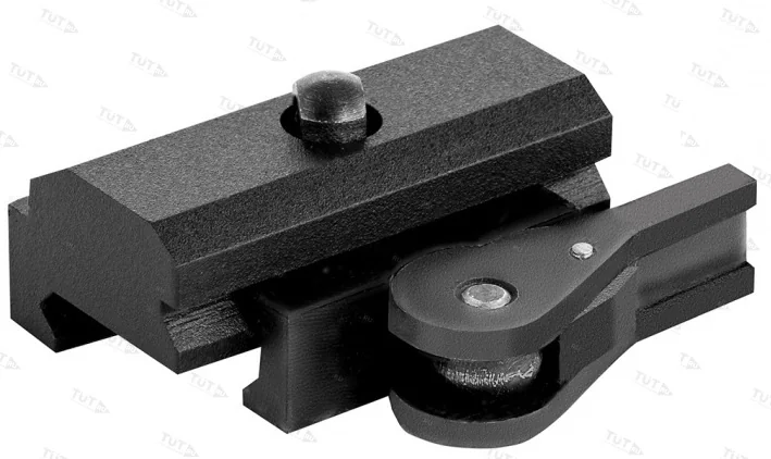 Адаптер-переходник ShotTime быстросъемный для сошек типа Harris на Weaver/Picatinny, сплав Д16Т+ ста