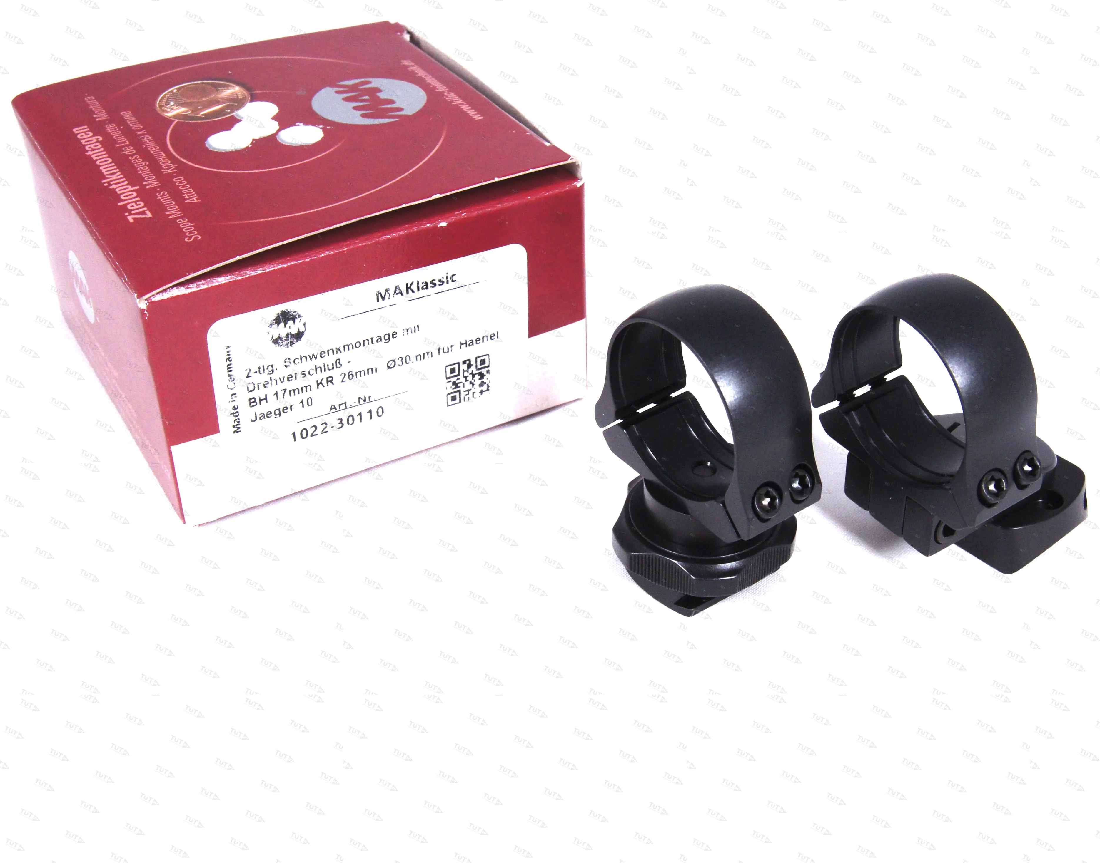 Поворотный кронштейн MAK на карабин Haenel Jaeger 10 кольца 30мм