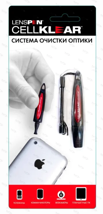 Карандаш для чистки оптики Lenspen Cellklear