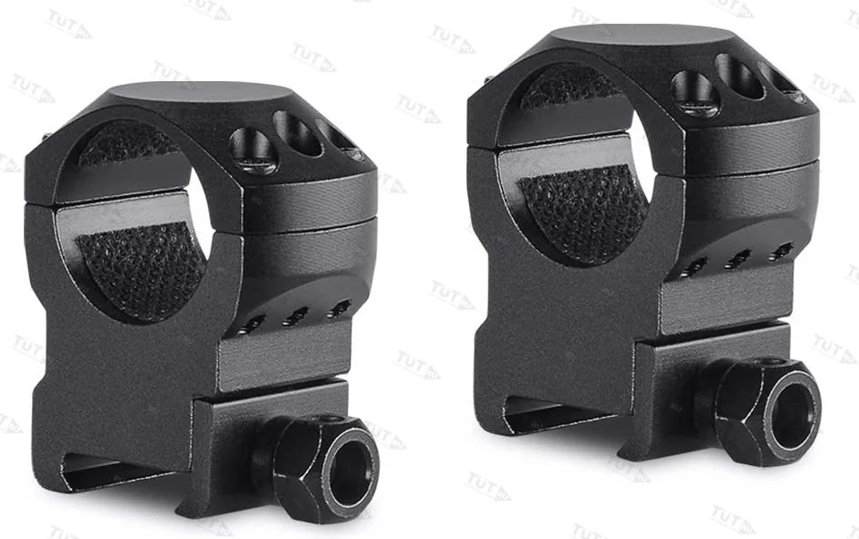 Кольца Hawke Tactical 25.4мм на Weaver высокие (BH=17мм)