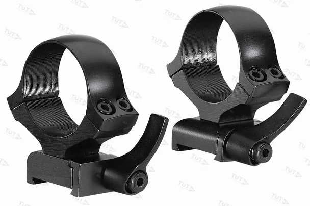 Быстросъемные кольца раздельные KOZAP CZ527 Alfa D30мм BH17.8 (No.64) средние