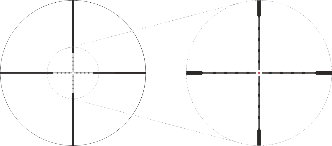 Оптический прицел Yukon Jaeger (Егерь) 3-9х40 с меткой M01