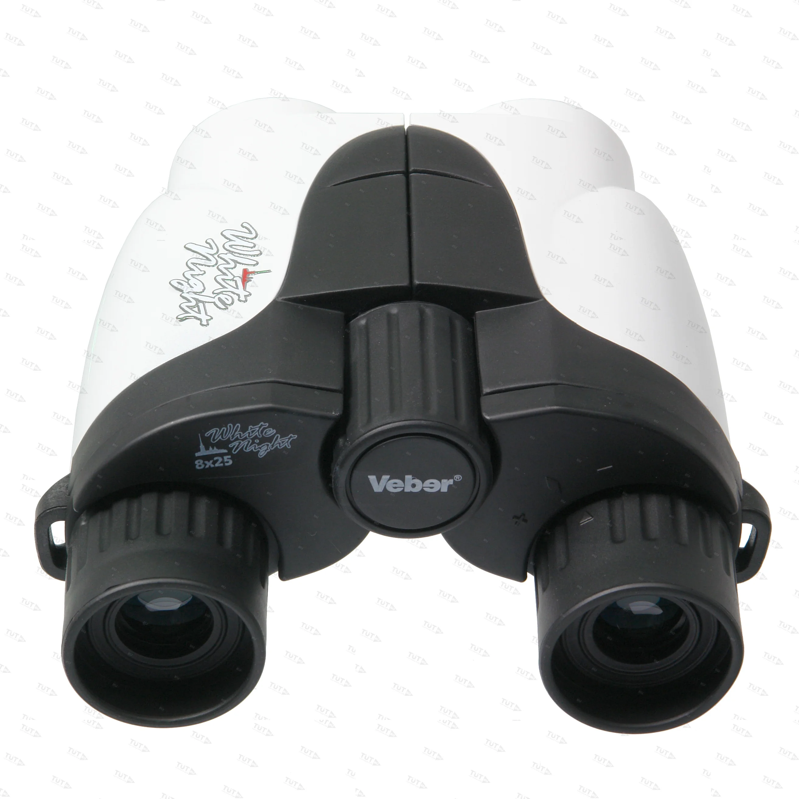 Бинокль Veber White Night 8x25 белый/черный