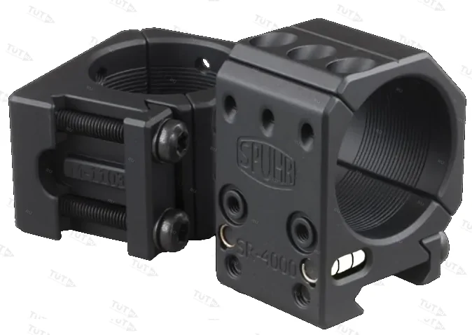 Тактические кольца SPUHR D34mm для установки на Picatinny, H25,4мм,без наклона (SR-4000)