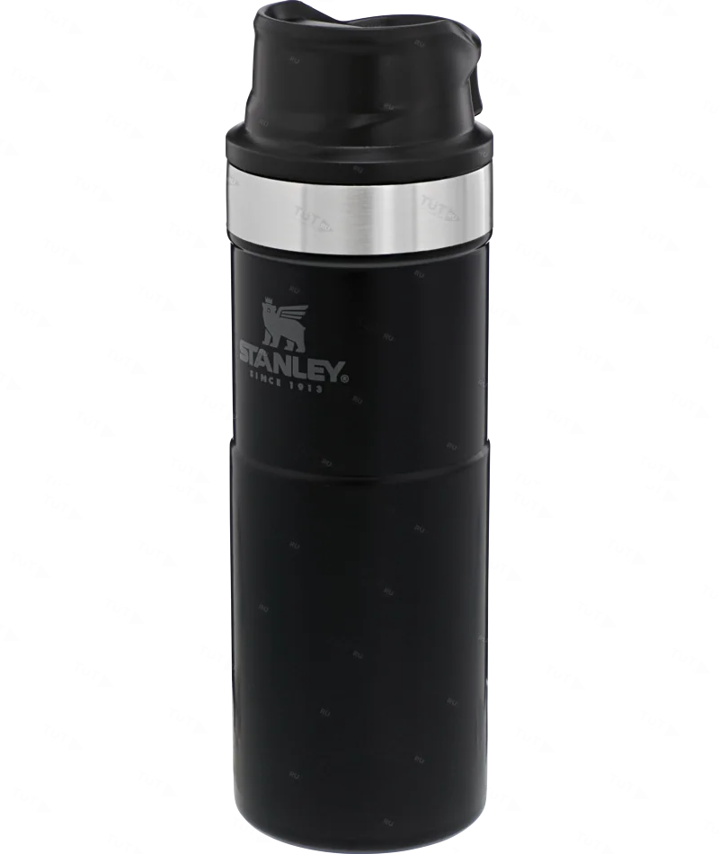 Термокружка STANLEY Classic Trigger Action 0,47L One hand 2.0 Black