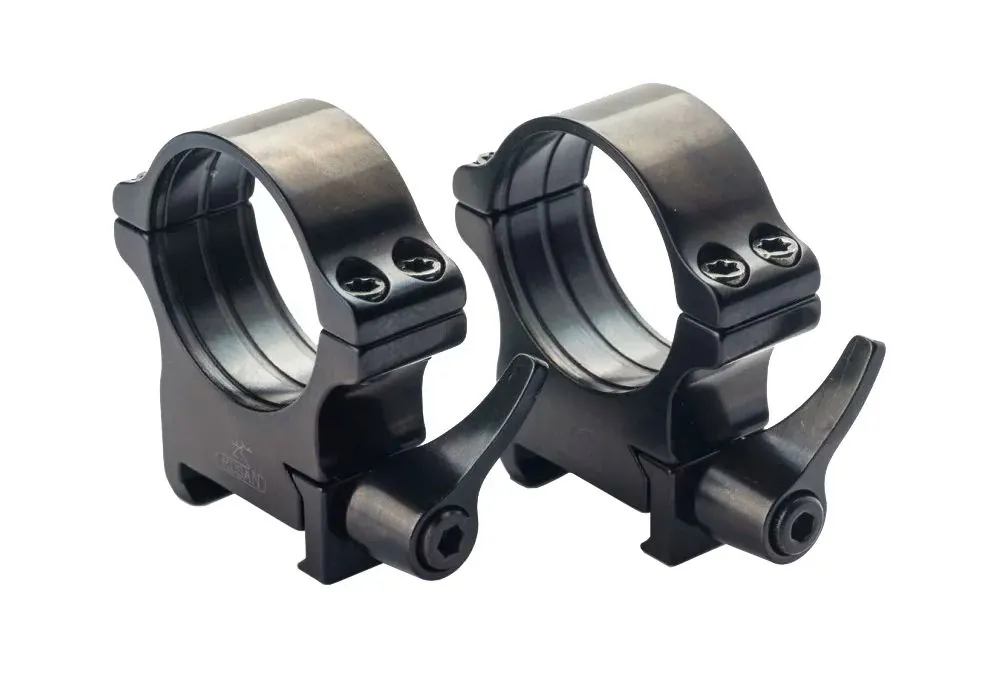 Быстросъемные кольца Rusan на Weaver 34мм, (рычаг) BH=9мм 050-34-9-R