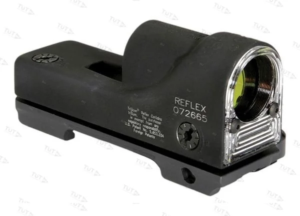 Коллиматорный прицел TRIJICON Reflex 1x24 Sight A.R.M.S. #15 Throw Lever Mount 12.9 MOA Amber Triang