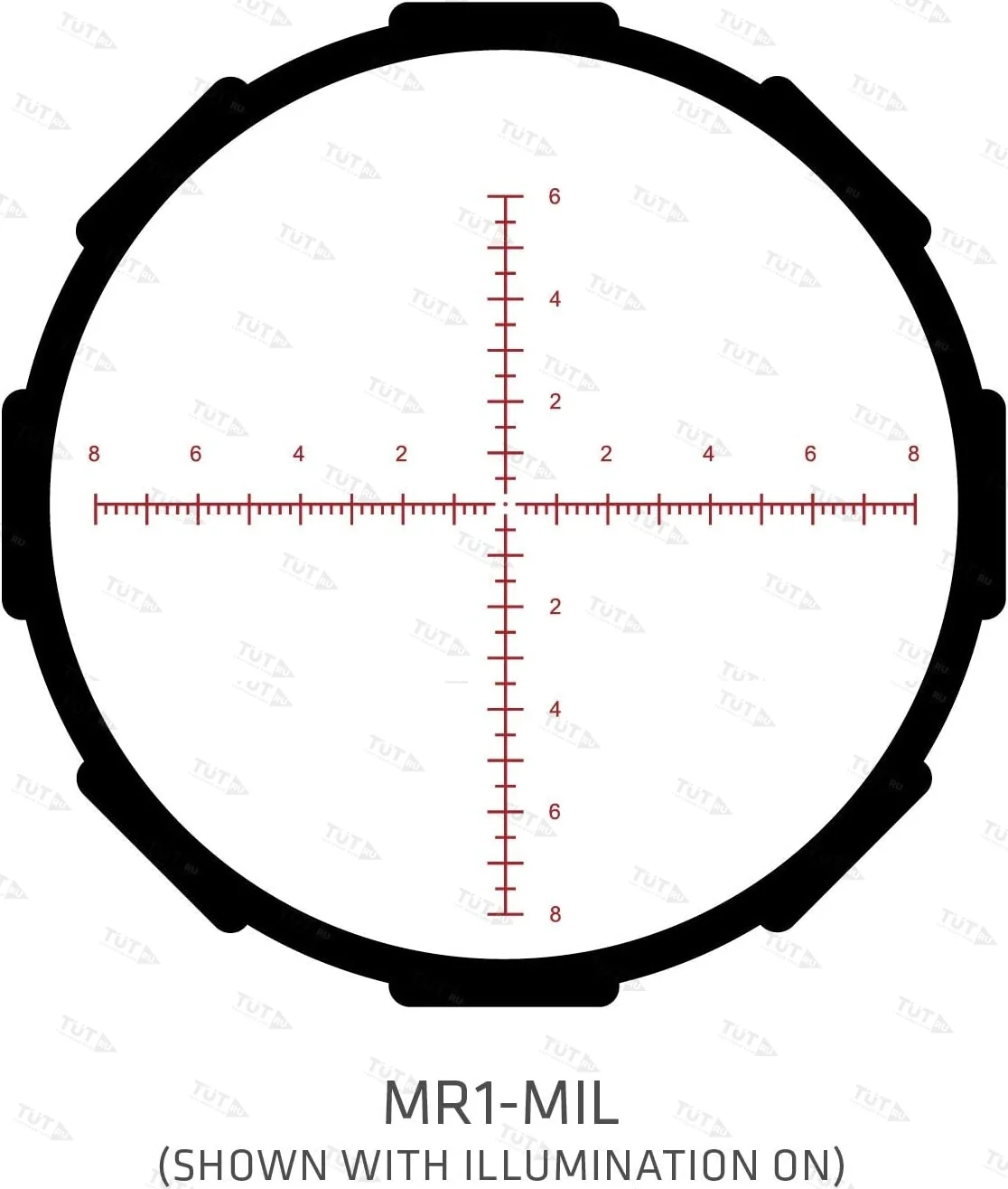 Оптический прицел CRIMSON Trace Optics 5-25x56mm FFP MR1-Mil