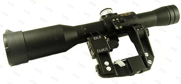 Прицел ПОСП 6x42 с подсветкой (установка на ТИГР, СКС / сетка №5 / 6x42)