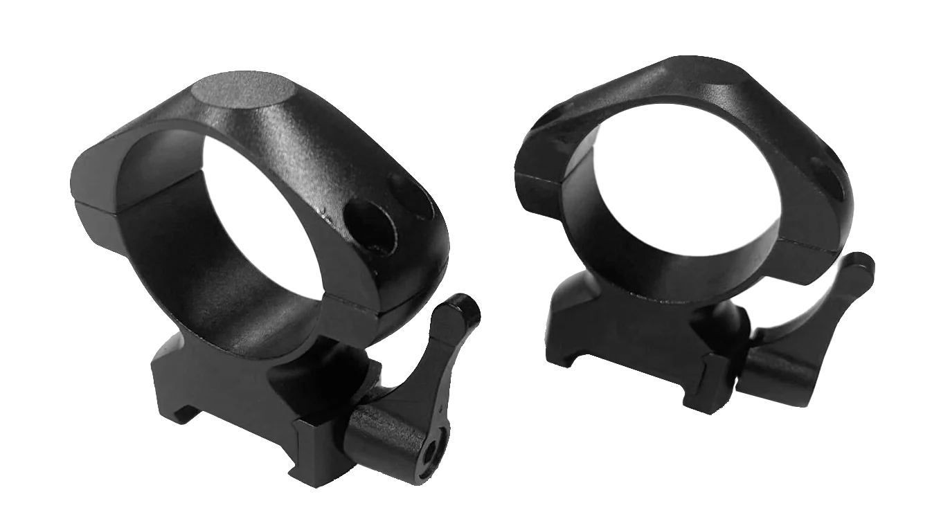 Кольца Arkon 30 мм быстросъемные на weaver / Аркон 30 мм быстросъемные на вивер стальные, высокие