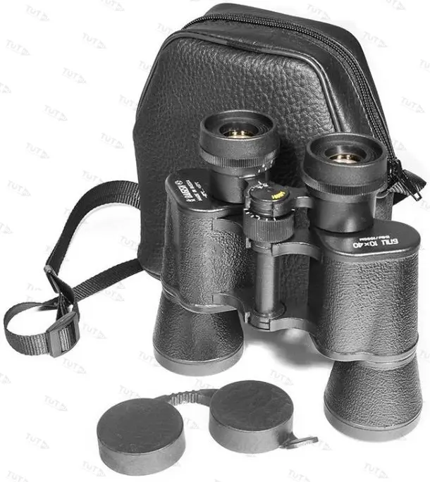 Бинокль БПЦ 10x40 (рубиновое покрытие линз)