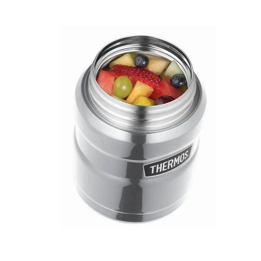Термос для еды THERMOS KING SK-3000 0,47L, складная ложка, стальной