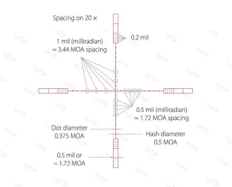 Оптический прицел Hawke Sidewinder 8-32x56 (20x 1/2 Mil Dot)