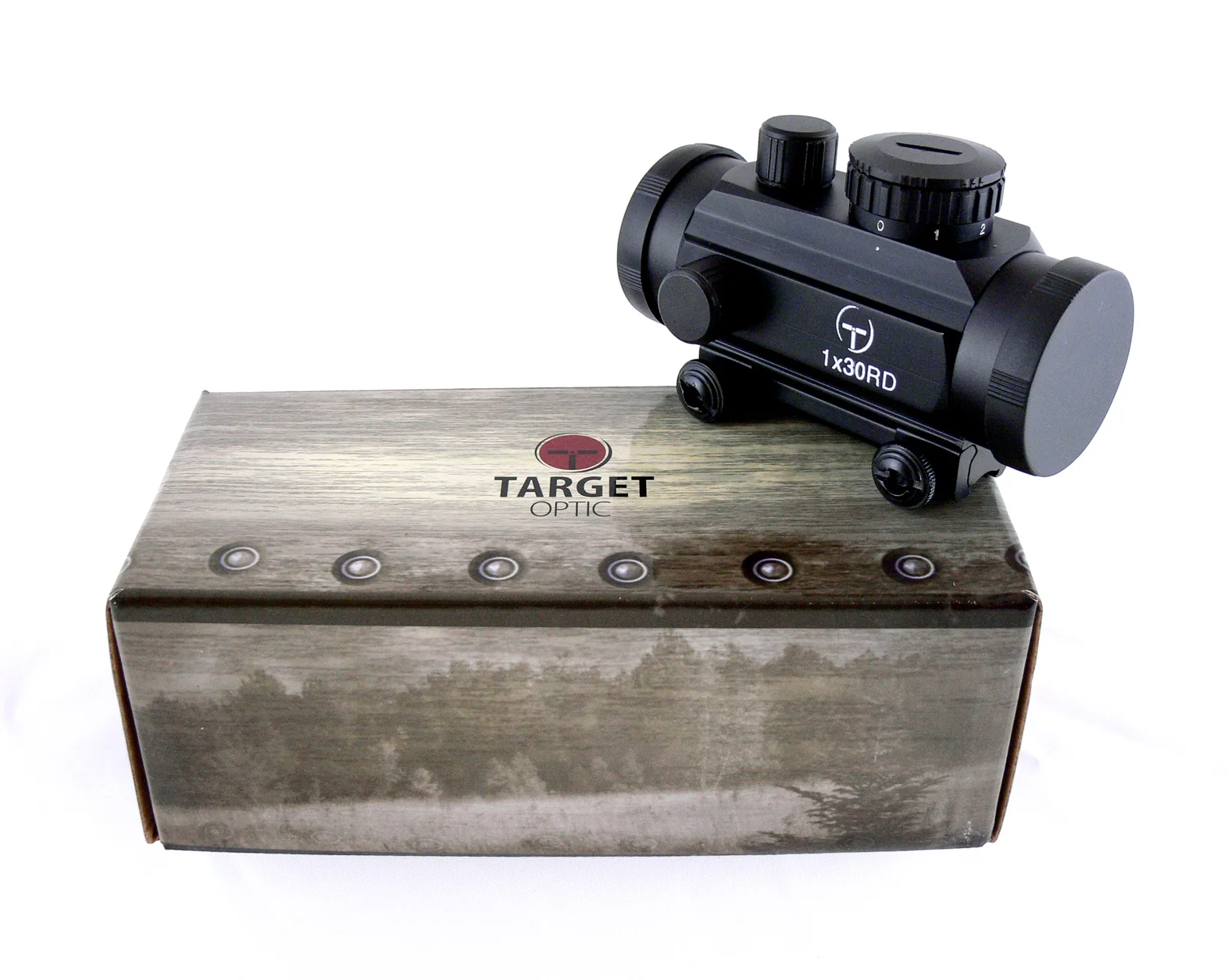 Коллиматор Target Optic 1x30 закрытого типа, на призму 11мм