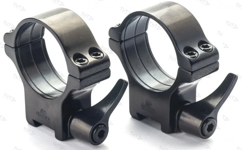 Кольца Rusan быстросъемные Prism 11мм на 25,4мм H12 рычажные (011-11-25,4-12-R)