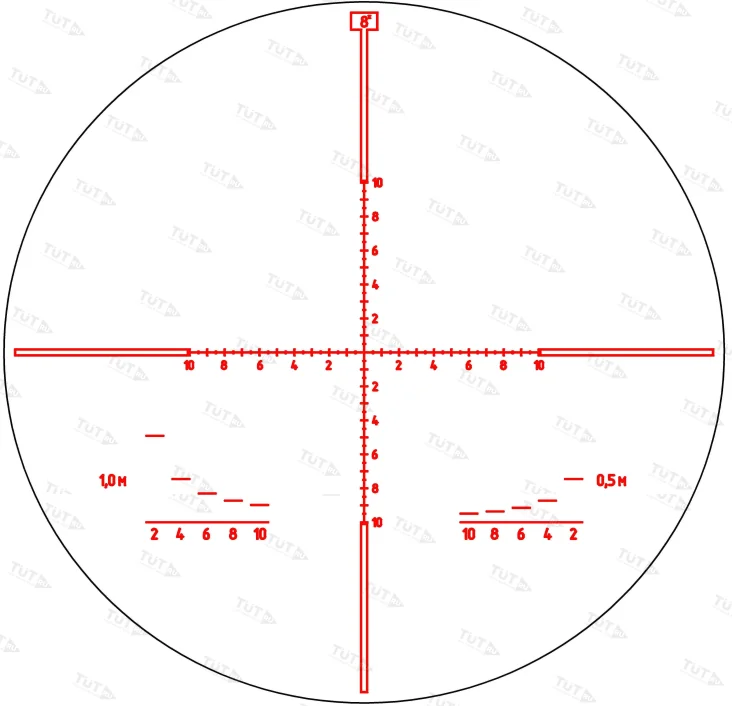 Оптический прицел Пилад PV 1-8x25 L Хорт Тактик LT1000