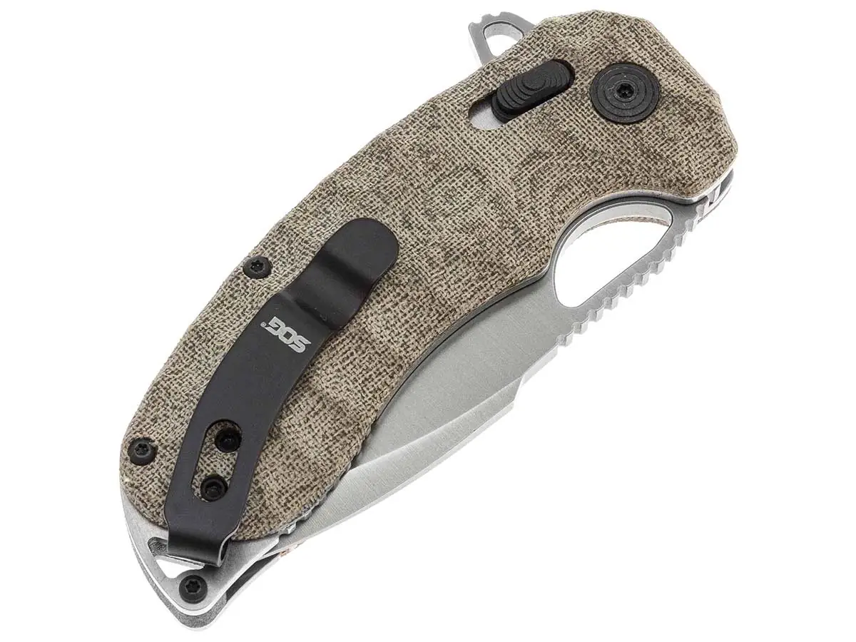 Нож складной SOG Kiku XR Satin, сталь CTS-XHP, рукоять микарта