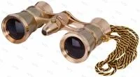 Бинокль Levenhuk Broadway 3x25F с подсветкой и цепочкой (золотой)