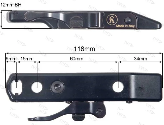 Единое быстросъемное основание Contessa на призму 12 мм с кольцами 30 мм, BH=5 мм (CQSB30)
