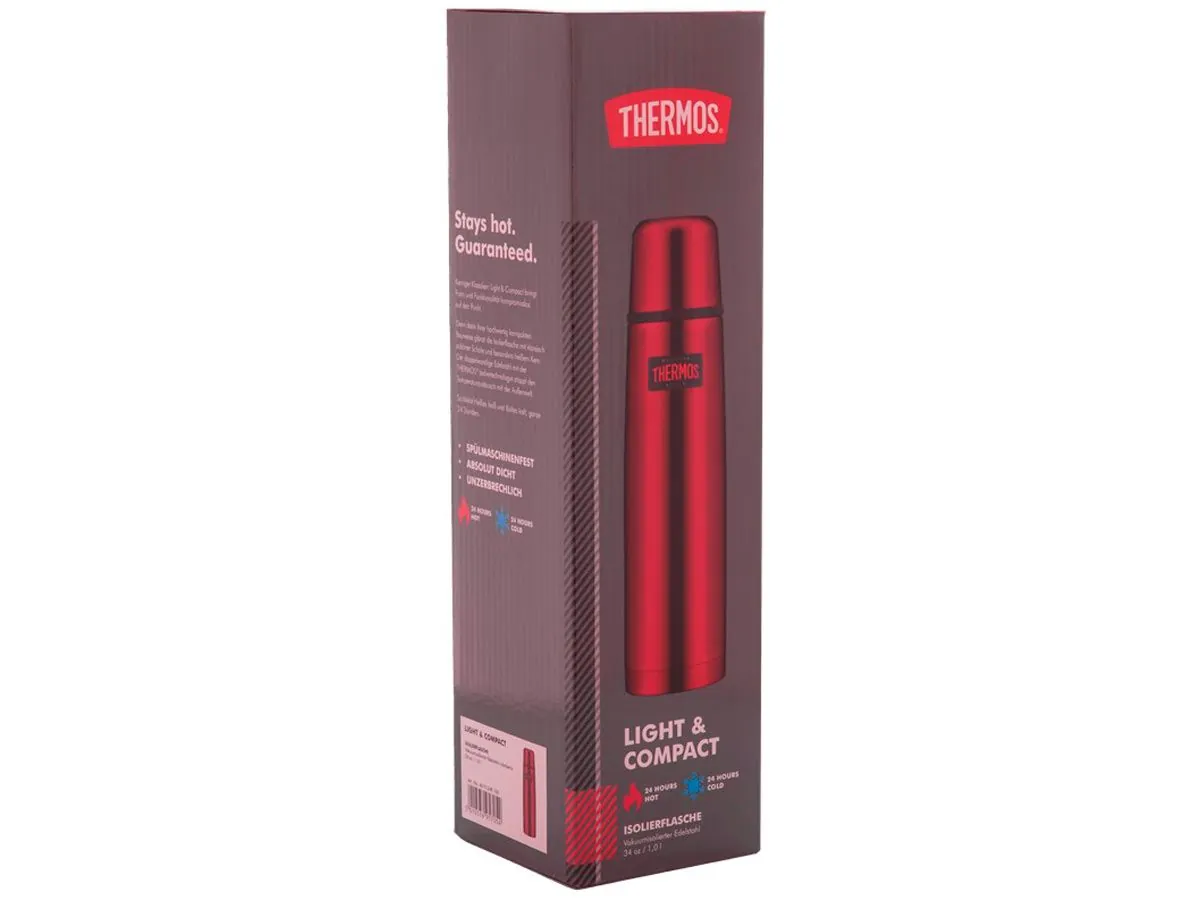 Термос для напитков THERMOS FBB-1000 Red 1L, красный
