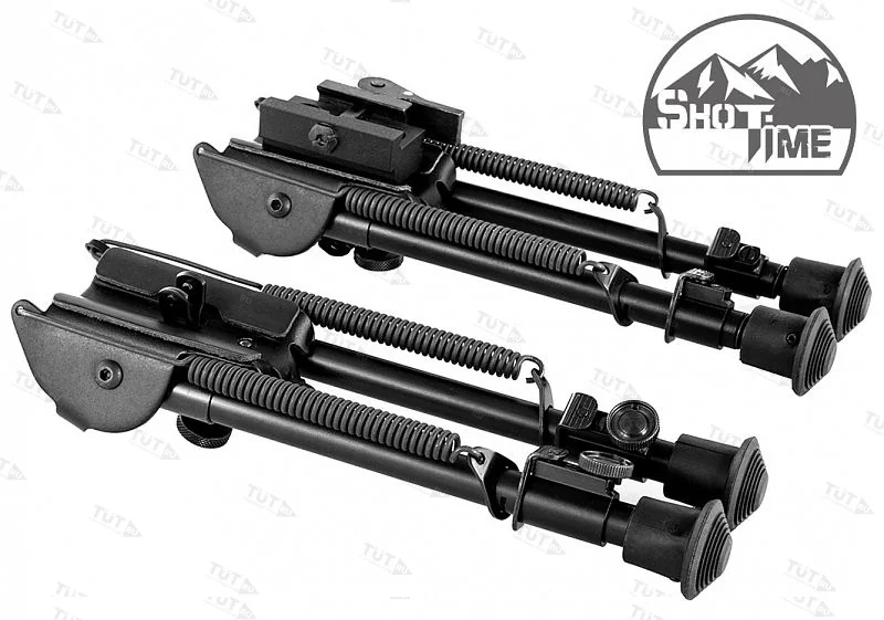 Адаптер-переходник ShotTime быстросъемный для сошек типа Harris на Weaver/Picatinny, сплав Д16Т+ ста