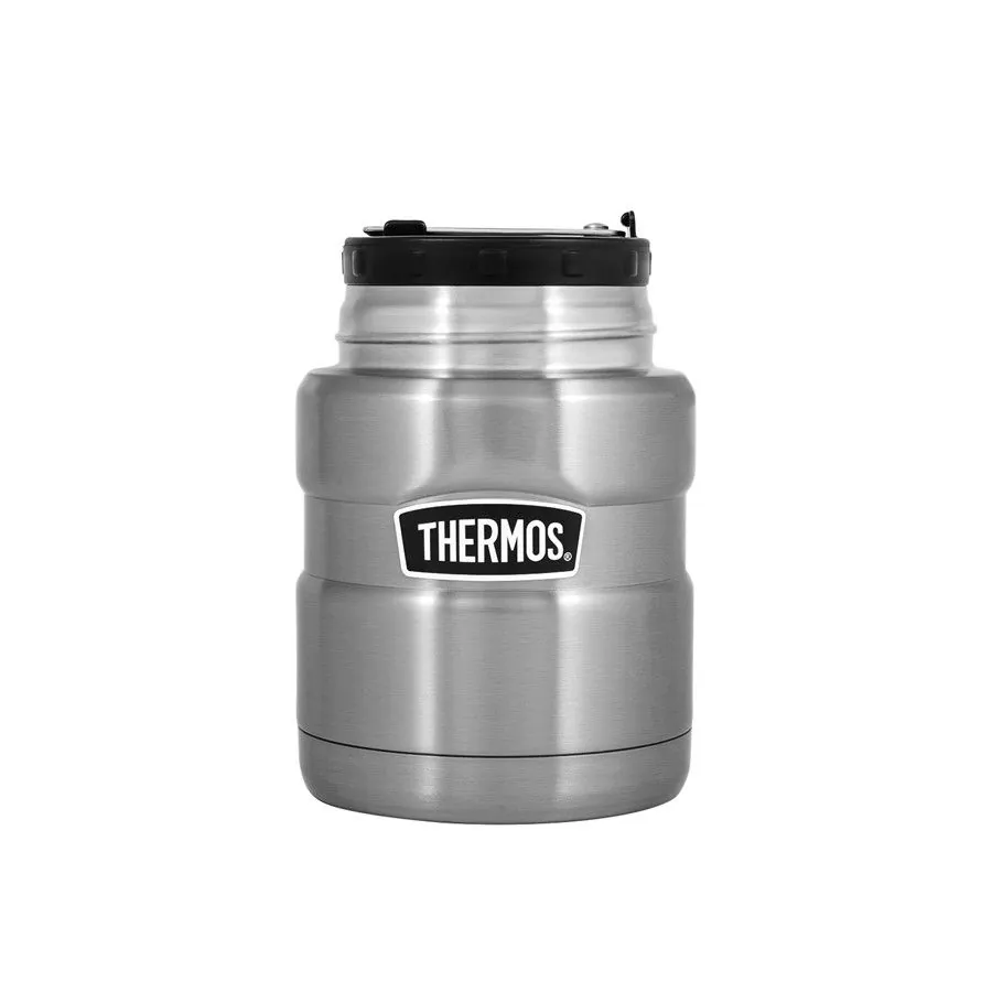 Термос для еды THERMOS KING SK-3000 0,47L, складная ложка, стальной