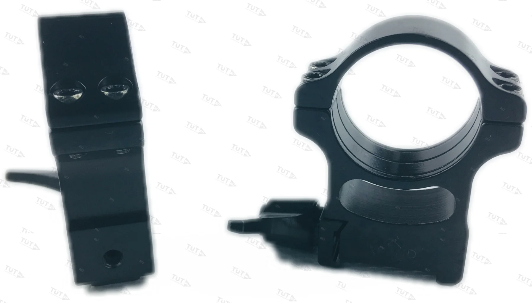 Кольца Rusan быстросъемные Prism 19мм (CZ550) на 25,4мм H19 рычажные (011-19-25,4-19-R)