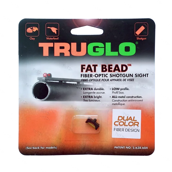 Мушка Truglo TG948CD FAT•BEAD 2,6 мм двухцветная зеленая/красная, ввинчивающаяся