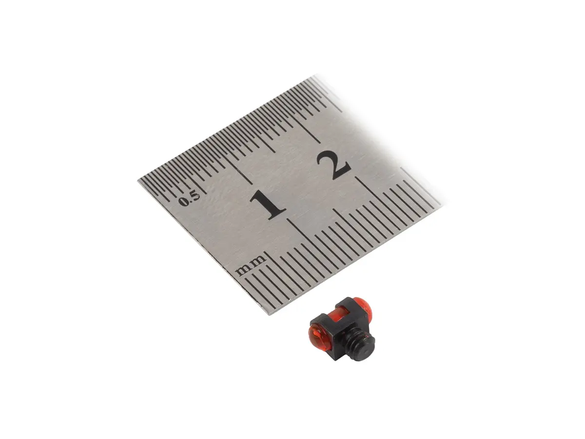 Мушка светящаяся Nimar, диаметр волокна 3 мм, резьба 3.5мм (красный)