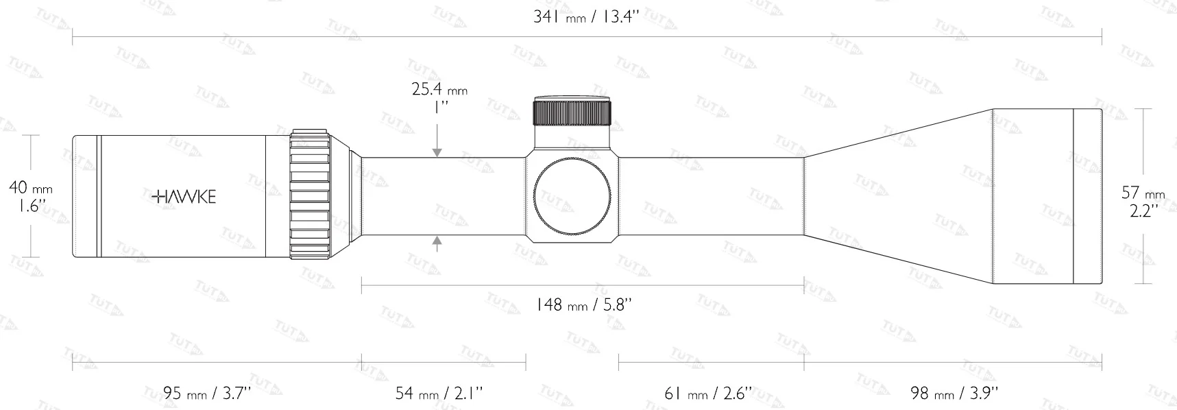 Оптический прицел Hawke Vantage IR 4-12x50 IR L4a
