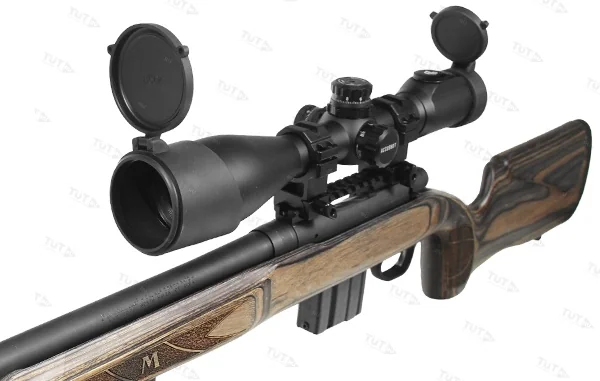 Оптический прицел Leapers Accushot Precision 10x50, 30мм, AO, MilDot, подсв., кольца на Weaver/Picat