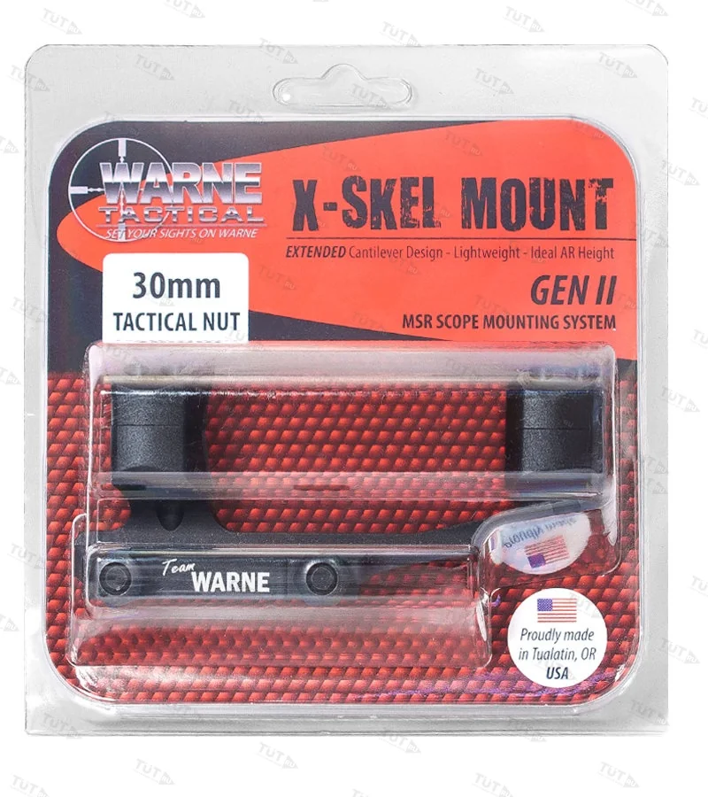 Монолитное крепление Warne TACTICAL 30мм MSR (XSKEL30TW)