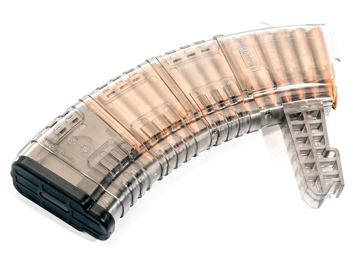 Магазин Pufgun На Скс, 7,62Х39, 30 Патронов, Полимер, Прозрачный, Возможность Укорочения, 205 Гр