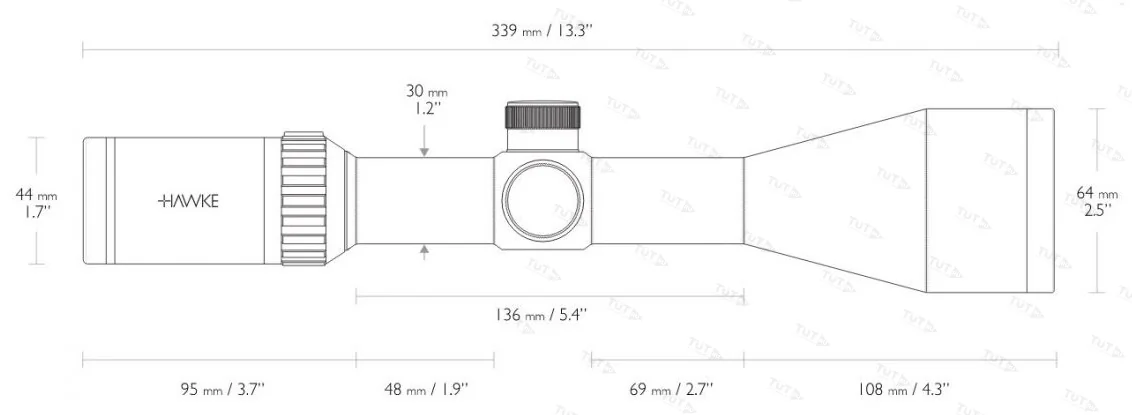 Оптический прицел Hawke Vantage IR 2.5-10x56 IR (L4a)