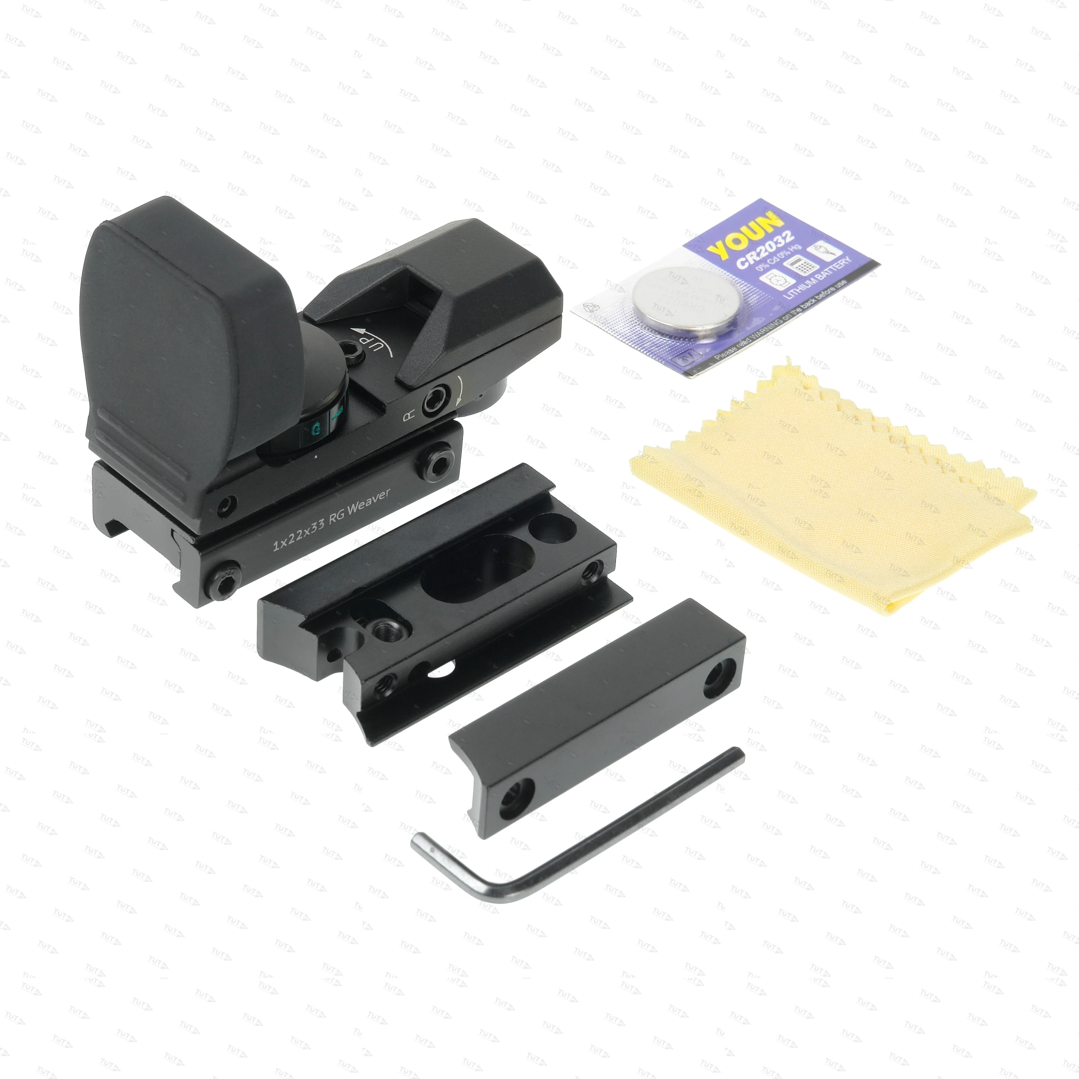 Коллиматорный прицел Veber 1x22x33 RG Weaver